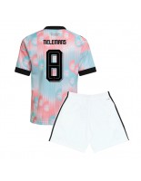 Belgie Youri Tielemans #8 Venkovní dres pro děti MS 2026 Krátký Rukáv (+ trenýrky)